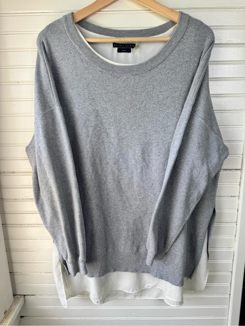 Alice + Olivia BASE Layered Look Sweater – Size L